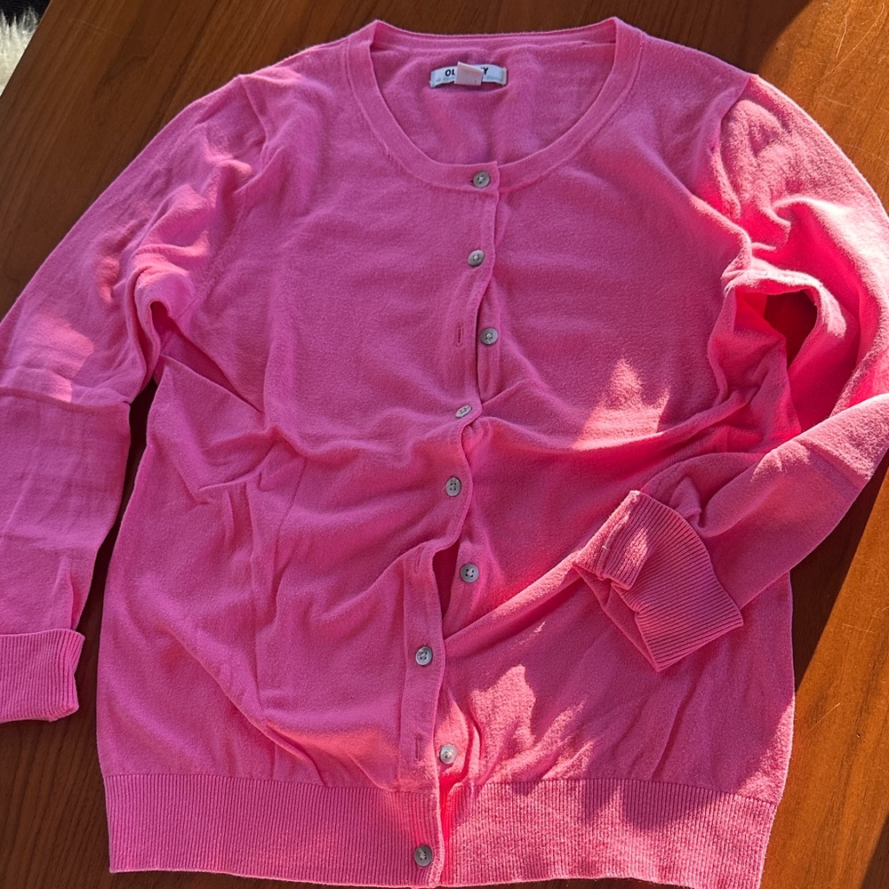 Old Navy Pink Women's Cardigan Size M